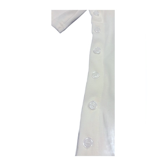 Dazy Side Button Ribbed T-Shirt - Picture 3 of 4